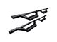 Octagon Tube Drop Style Nerf Side Step Bars; Black (11-16 F-250 Super Duty SuperCab)