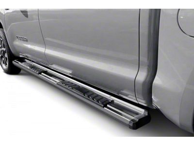 OE Style Running Boards; Polished (17-24 F-250 Super Duty Regular Cab)