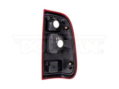 OE Style Tail Light; Chrome Housing; Red/Clear Lens; Driver Side (11-16 F-250 Super Duty)
