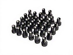 OEM Factory Style Black Lug Nut Kit; M14 x 1.5; Set of 32 (17-26 F-250 Super Duty)