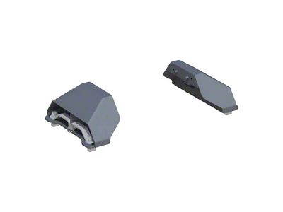 OEM Puck System 5th Wheel Legs; 30,000 lb. GTW; Teridium Gray (11-25 F-250 Super Duty w/ 8-Foot Bed & 5th Wheel Prep Package)