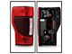 OEM Style Tail Light; Chrome Housing; Red/Clear Lens; Driver Side (20-22 F-250 Super Duty w/ Factory Halogen BLIS Tail Lights)