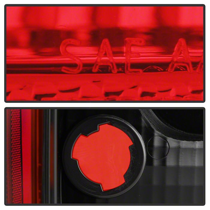 Set of 2 Tail Lamp Clear & Red Lens For 1997-2003 Ford F-150 / 99-07 Super Duty