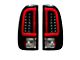 OLED Tail Lights; Black Housing; Smoked Lens (11-16 F-250 Super Duty)