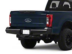 Pipe Force Series Rear Bumper; Black Textured (17-22 F-250 Super Duty)