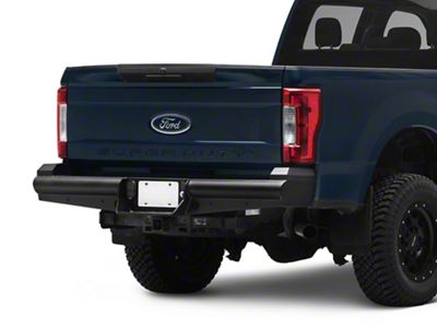 Pipe Force Series Rear Bumper; Black Textured (17-22 F-250 Super Duty)