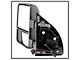 Powered Heated Manual Extendable Towing Mirror; Driver Side (11-14 F-250 Super Duty)