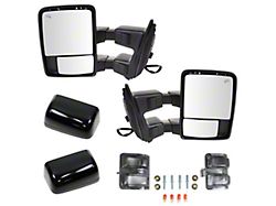 Powered Heated Power Folding Towing Mirrors with Unpainted Cap (08-10 F-250 Super Duty w/o Memory Mirrors)