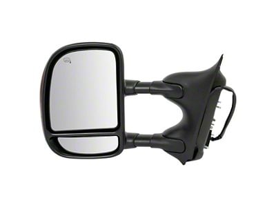Powered Heated Towing Mirror; Driver Side (99-07 F-250 Super Duty w/o Marker Lights)