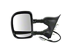 Powered Non-Heated Towing Mirror; Driver Side (99-07 F-250 Super Duty w/o Marker Lights)