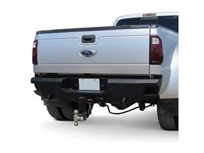 Premier Series Rear Bumper; Black Textured (11-16 F-250 Super Duty)