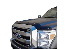 Premium Bolt-On Look Hood Deflector; Textured (11-16 F-250 Super Duty)