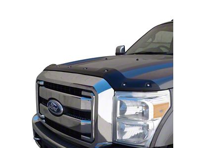 Premium Bolt-On Look Hood Deflector; Smooth (11-16 F-250 Super Duty)