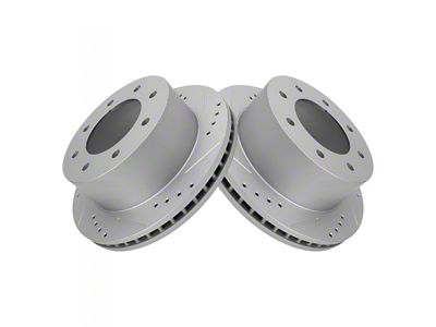 Premium G-Coated 8-Lug Rotors; Front Pair (12-25 4WD F-250 Super Duty)