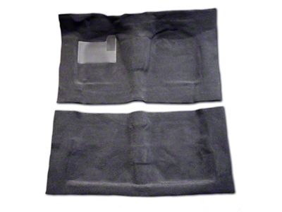 Pro-Line Replacement Front and Rear Carpet Kit; Charcoal (99-06 F-250 Super Duty SuperCrew w/ Column Shifter)