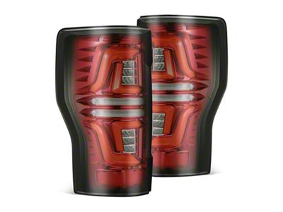 PRO-Series LED Tail Lights; Red Housing; Smoked Lens (17-19 F-250 Super Duty w/o BLIS)