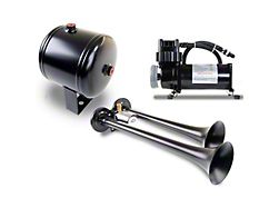 Kleinn ProBlaster Compact Dual Air Horn System; Black (Universal; Some Adaptation May Be Required)