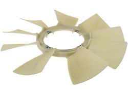 Radiator Clutch Fan Blade; Plastic (11-22 6.7L Powerstroke F-250 Super Duty)