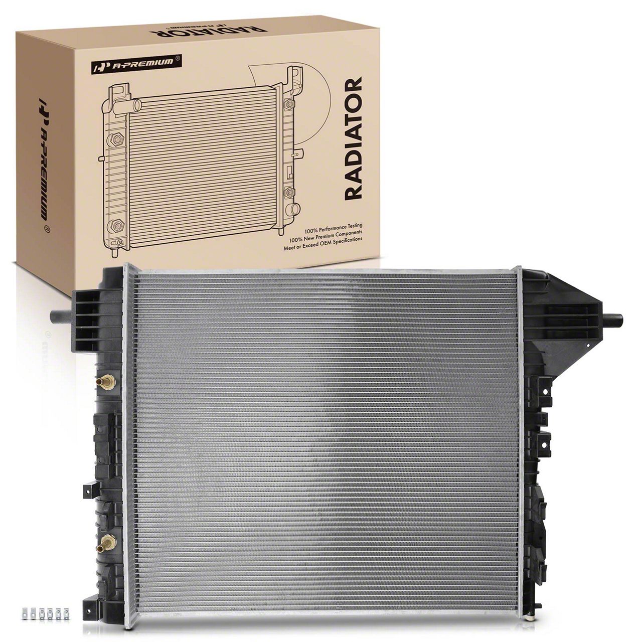 F-250 Super Duty Radiator with Transmission Oil Cooler (11-16 6.2L F ...