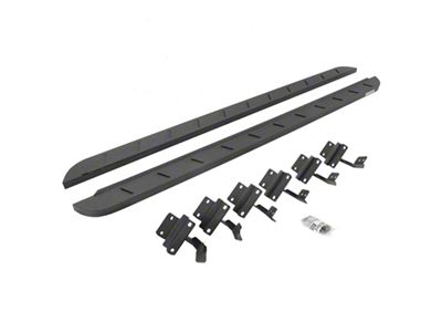 Go Rhino RB10 Slim Running Boards; Protective Bedliner Coating (17-25 F-250 Super Duty SuperCrew)