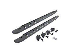 Go Rhino RB30 Slim Line Running Boards; Textured Black (17-26 F-250 Super Duty SuperCab)