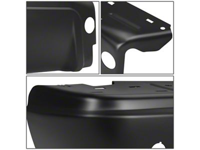 Rear Bumper Corner Cover; Pre-Drilled for Backup Sensors; Driver Side; Black (08-16 F-250 Super Duty)