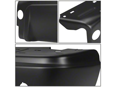 Rear Bumper Corner Cover; Pre-Drilled for Backup Sensors; Passenger Side; Black (08-16 F-250 Super Duty)