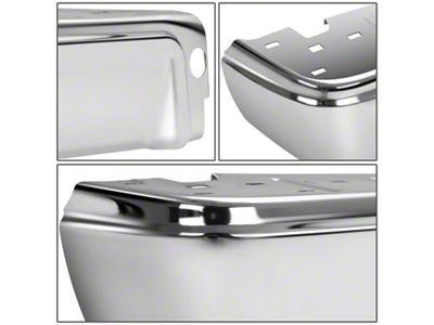 Rear Bumper Corner Covers; Not Pre-Drilled for Backup Sensors; Chrome (08-16 F-250 Super Duty)