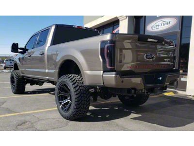 Rear Bumper Cover; Armor Coated (17-22 F-250 Super Duty)