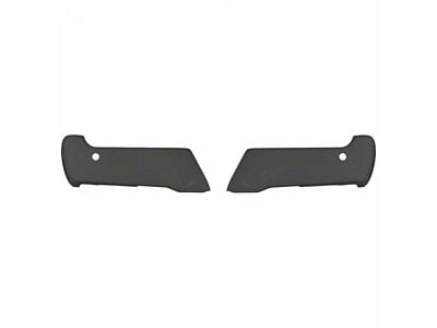 Rear Bumper Cover; Pre-Drilled for Backup Sensors; Paintable ABS (17-22 F-250 Super Duty)