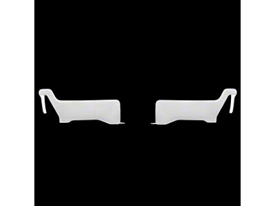 Rear Bumper Covers; Gloss White (23-25 F-250 Super Duty)