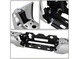 Rear Bumper; Not Pre-Drilled for Backup Sensors; Chrome (17-22 F-250 Super Duty)
