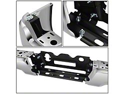 Rear Bumper; Pre-Drilled for Backup Sensors; Chrome (17-22 F-250 Super Duty)