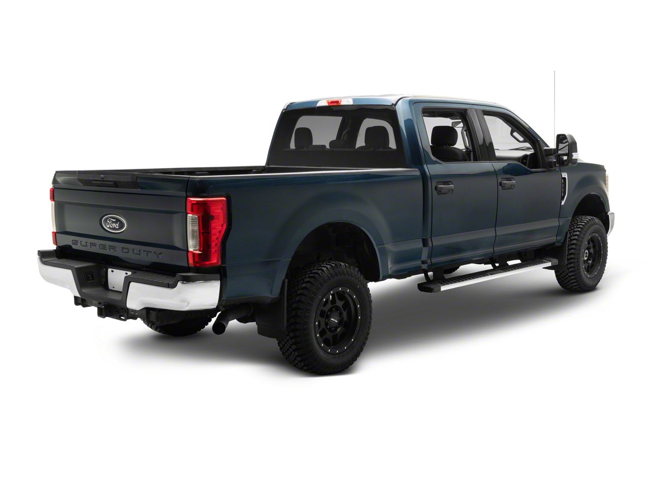 thumbnail image 2 of Yibei-tech Rear Step Bumper Assembly For Ford F-250 F-350 Super Duty 2017-2022 – Chrome Steel, Direct Fit 2 of 4