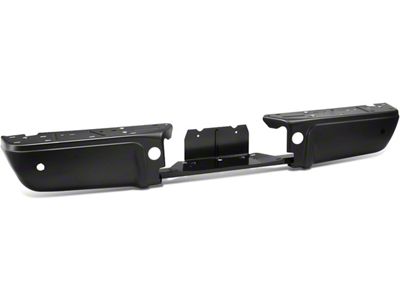 Rear Bumper; Pre-Drilled for Backup Sensors; Primered Black (08-16 F-250 Super Duty)