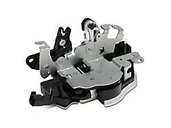 Rear Door Lock Latch; Driver Side (17-22 F-250 Super Duty SuperCrew w/o Power Locks)