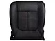 Replacement Bottom Seat Cover; Driver Side; Charcoal/Black Perforated Leather (12-16 F-250 Super Duty Lariat w/ Heated & Cooled Seats)
