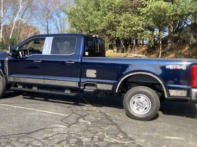Rocker Panel Trim; Upper Kit; Stainless Steel (23-25 F-250 Super Duty SuperCab w/ 8-Foot Bed)