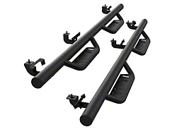 Rocker Slider Drop Running Boards; Fine Textured Black (17-25 F-250 Super Duty SuperCrew)