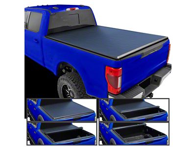 Roll Up Tonneau Cover; Black (17-25 F-250 Super Duty w/ 6-3/4-Foot Bed)
