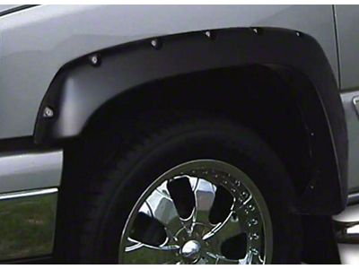 Ruff Riderz Fender Flares; Smooth Black (99-07 F-250 Super Duty)