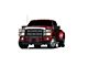 Rugged Heavy Duty Grille Guard with 7-Inch Red Round Flood LED Lights; Black (11-16 F-250 Super Duty)