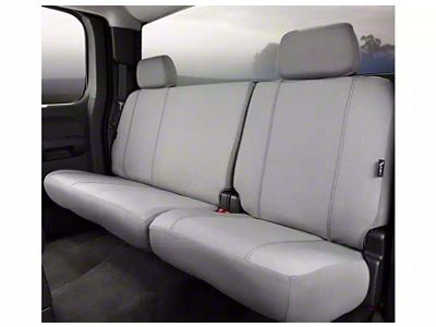 Fia Seat Protector Series Rear Seat Cover; Gray (17-25 F-250 Super Duty SuperCrew)