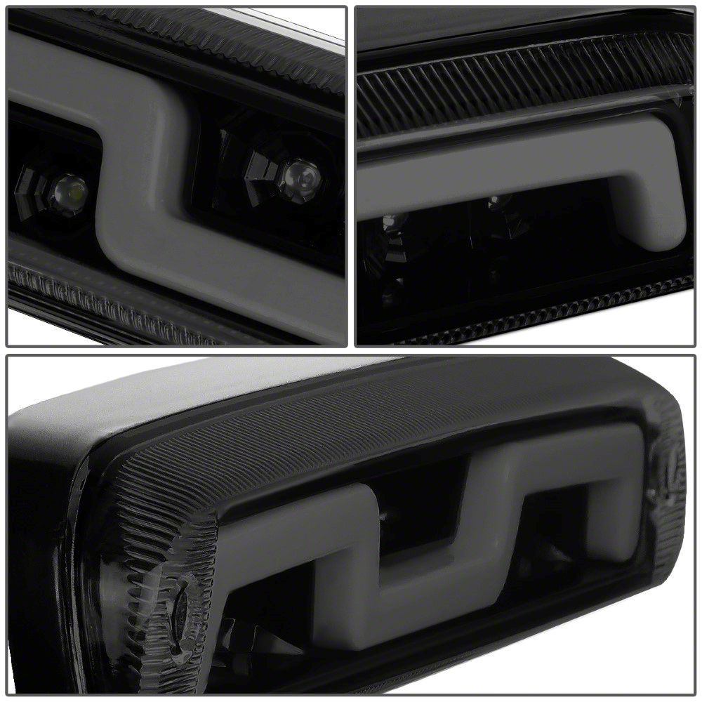 thumbnail interactive-video image 1 of AUXITO Smoked LED 3rd Third Brake Light For 99-16 Ford F250 F350 Super Duty - Red/White Cargo Light 1 of 2