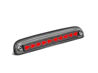 Sequential Triangle LED Third Brake Light; Black (99-16 F-250 Super Duty)