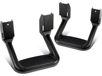 Side Hoop Steps; Black (Universal; Some Adaptation May Be Required)