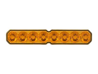 SS10 Light Bar Replacement Lens; Combo; Yellow