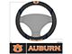 Steering Wheel Cover with Auburn University Logo; Black (Universal; Some Adaptation May Be Required)
