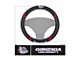 Steering Wheel Cover with Gonzaga University Bulldog Head Logo; Black (Universal; Some Adaptation May Be Required)