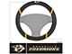 Steering Wheel Cover with Nashville Predators Logo; Black (Universal; Some Adaptation May Be Required)
